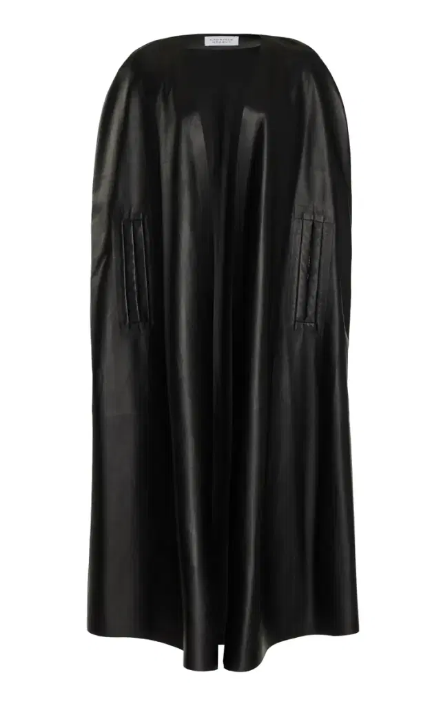 Lindlow Cape in Black Nappa Leather