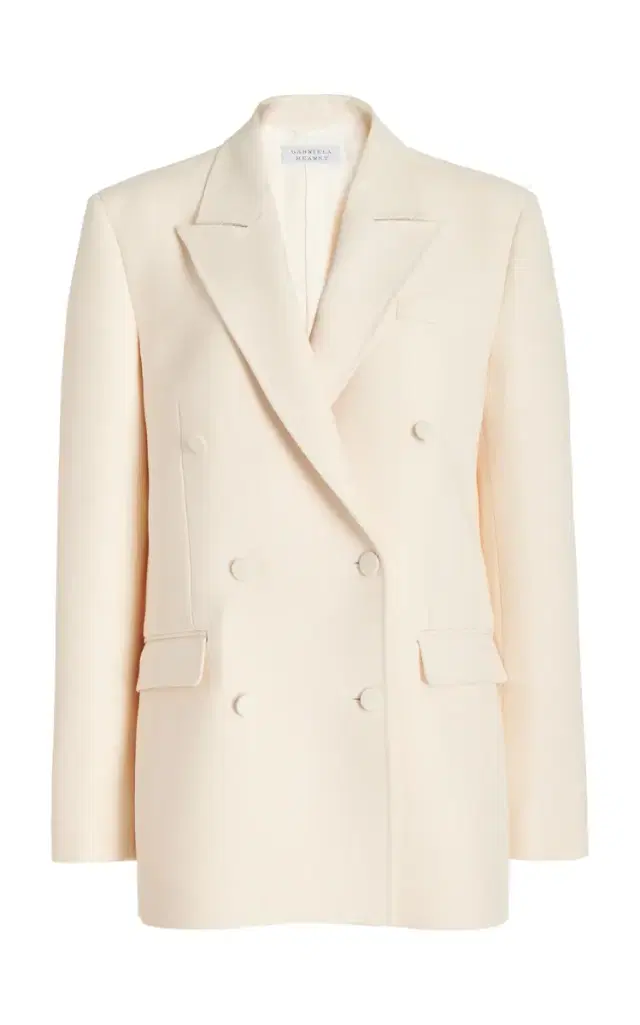 Kees Blazer in Wool Silk Cady