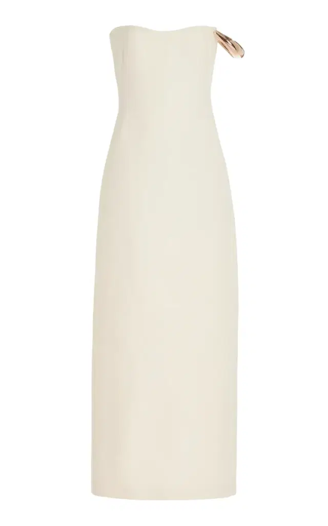 Anica Dress in  Wool Silk Cady