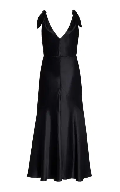 Gabriela Hearst Havilland Dress in Black Silk | Thumbnail 1