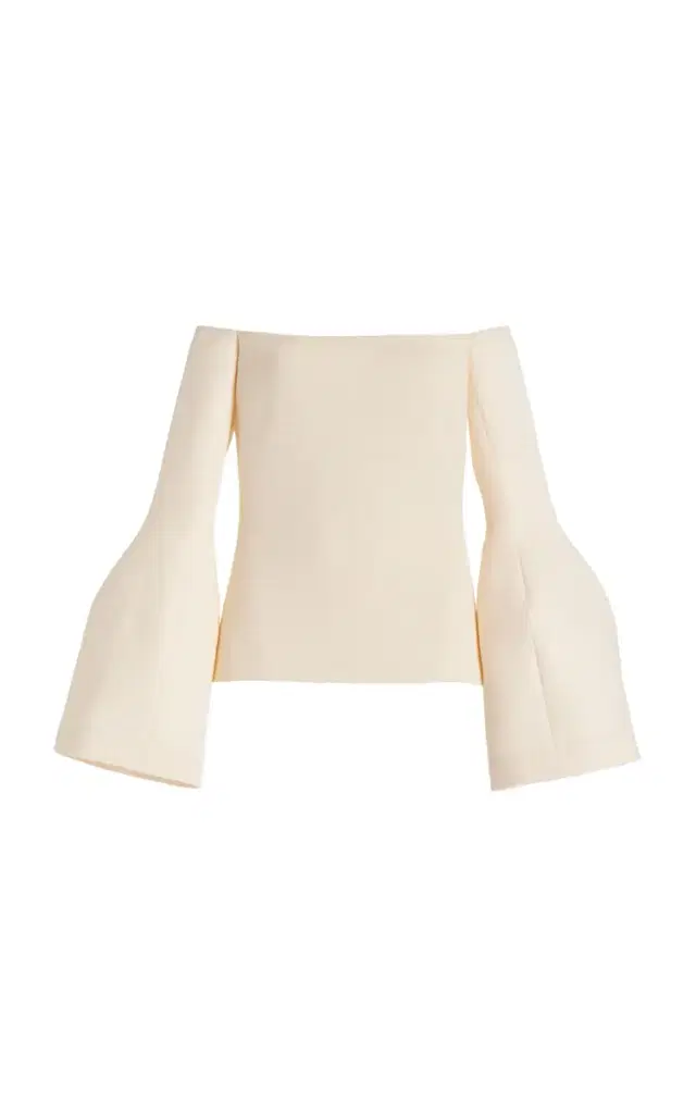 Maki Top in  Wool Silk Cady