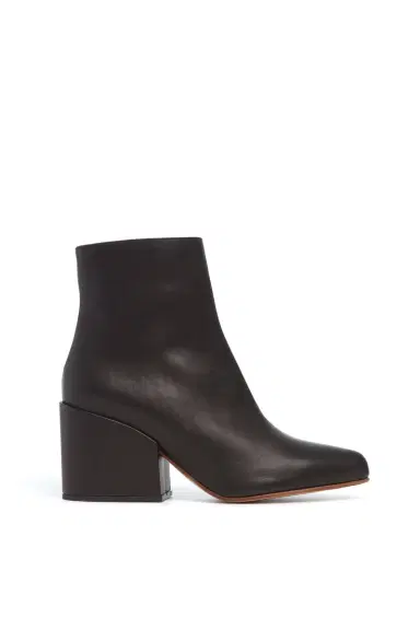 Gabriela Hearst Tito Block Heel Boot in Black Leather | Thumbnail 1 Gabriela Hearst Tito Block Heel Boot in Black Leather | Thumbnail 1