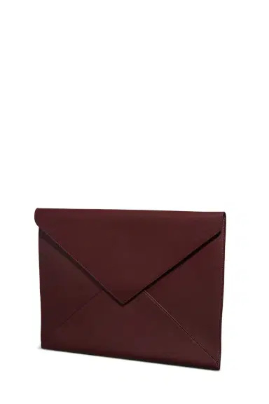 Gabriela Hearst Large Envelope in Bordeaux Nappa Leather | Thumbnail 1