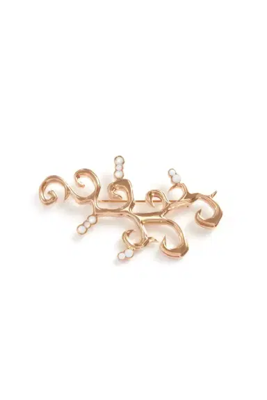 GABRIELA HEARST Sylvian Brooch Large in Rose Gold | Thumbnail 1
