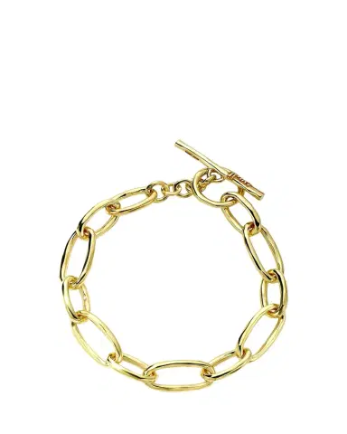 Ippolita Classico Oval Sculpted Link Bracelet in 18K Gold | Thumbnail 1