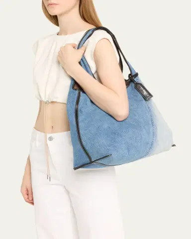 3.1 Phillip Lim Denim Market Tote Bag | Thumbnail 2