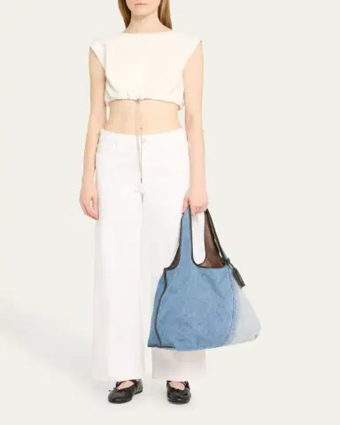 3.1 Phillip Lim Denim Market Tote Bag | Thumbnail 5
