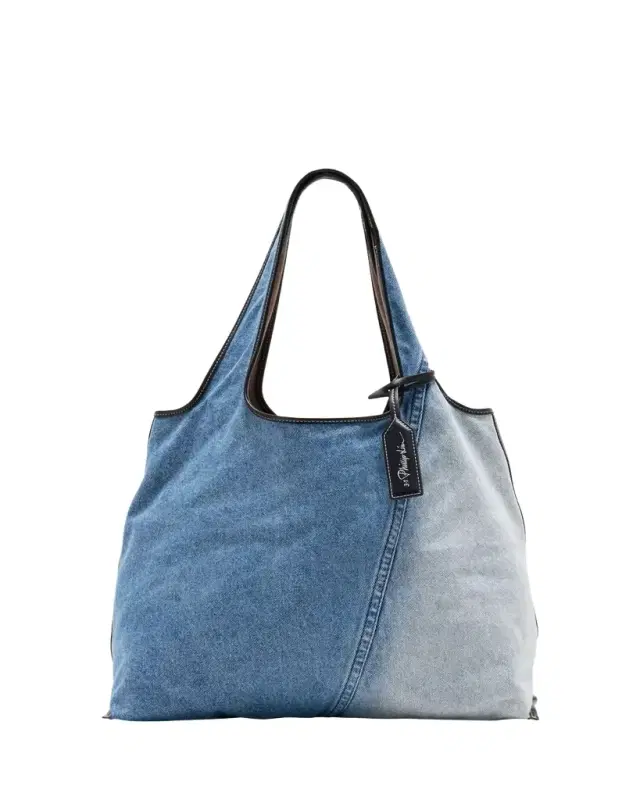 Denim Market Tote Bag