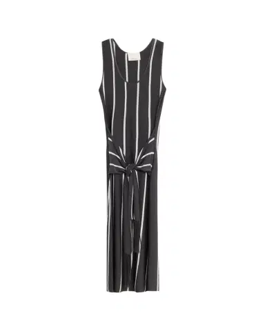 3.1 Phillip Lim Striped Knit Tie-Front Maxi Dress | Thumbnail 1 3.1 Phillip Lim Striped Knit Tie-Front Maxi Dress | Thumbnail 1