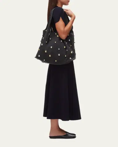 3.1 Phillip Lim Studded Washed Denim Market Tote Bag | Thumbnail 2 3.1 Phillip Lim Studded Washed Denim Market Tote Bag | Thumbnail 2