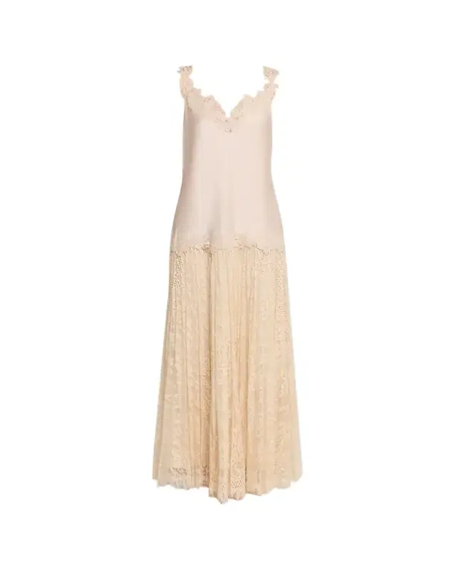 Kobi Halperin Grazia Sleeveless Mixed Media Maxi Dress