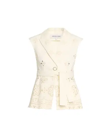 Veronica Beard Townes Eyelet Twill Vest | Thumbnail 1 Veronica Beard Townes Eyelet Twill Vest | Thumbnail 1