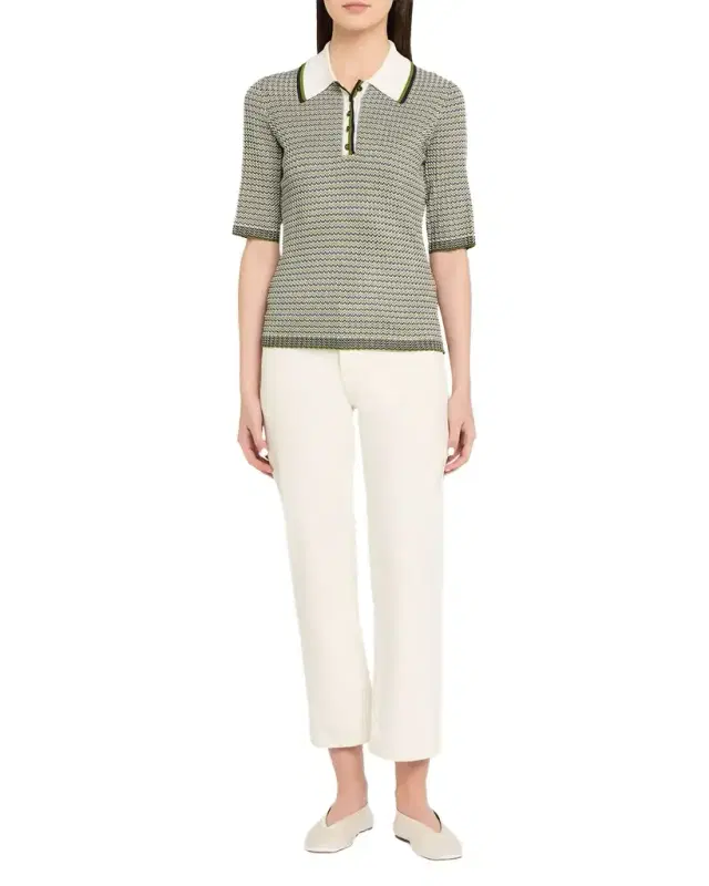 Soza Compact Knit Polo Top