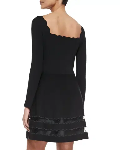 Veronica Beard Orla Button-Front Midi Shirtdress | Thumbnail 6