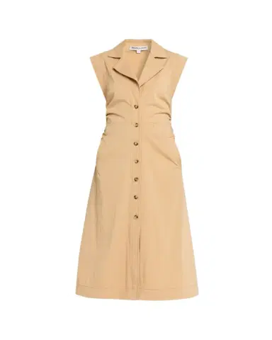 Veronica Beard Orla Button-Front Midi Shirtdress | Thumbnail 1