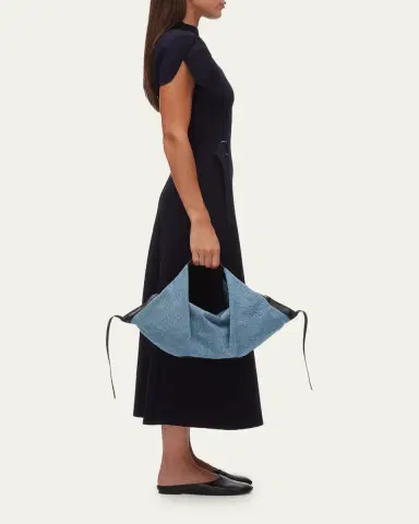 3.1 Phillip Lim Luna Denim Shoulder Bag | Thumbnail 2 3.1 Phillip Lim Luna Denim Shoulder Bag | Thumbnail 2