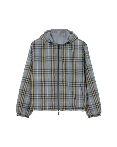 Burberry Men's Reversible Check Hooded Jacket | Thumbnail 1