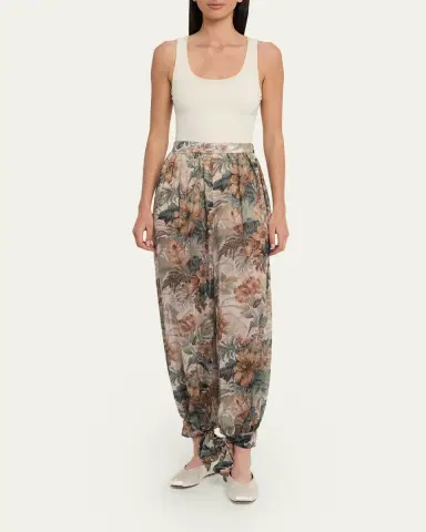 Kobi Halperin Phoebe Floral-Print Balloon Pants | Thumbnail 2 Kobi Halperin Phoebe Floral-Print Balloon Pants | Thumbnail 2