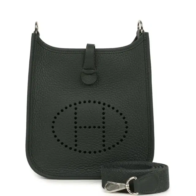 hermes Hermes Evelyne TPM Vert Mangrove Clemence Palladium Hardware