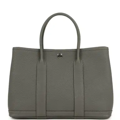HERMÈS Hermes Garden Party 30 Gris Meyer Negonda Palladium Hardware | Thumbnail 1 HERMÈS Hermes Garden Party 30 Gris Meyer Negonda Palladium Hardware | Thumbnail 1