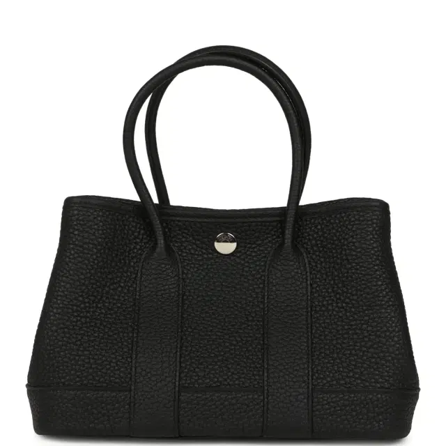 hermes Hermes Garden Party Neo 23 Black Negonda Palladium Hardware