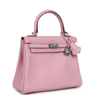 HERMÈS Hermes Kelly Retourne 25 Mauve Sylvestre Swift Palladium Hardware | Thumbnail 2 HERMÈS Hermes Kelly Retourne 25 Mauve Sylvestre Swift Palladium Hardware | Thumbnail 2