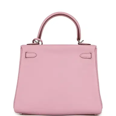 HERMÈS Hermes Kelly Retourne 25 Mauve Sylvestre Swift Palladium Hardware | Thumbnail 4 HERMÈS Hermes Kelly Retourne 25 Mauve Sylvestre Swift Palladium Hardware | Thumbnail 4