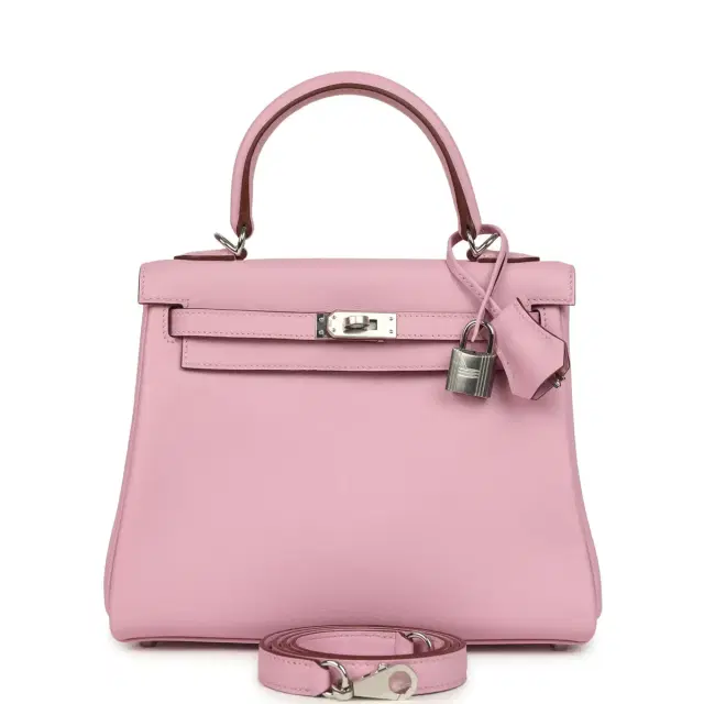 hermes Hermes Kelly Retourne 25 Mauve Sylvestre Swift Palladium Hardware
