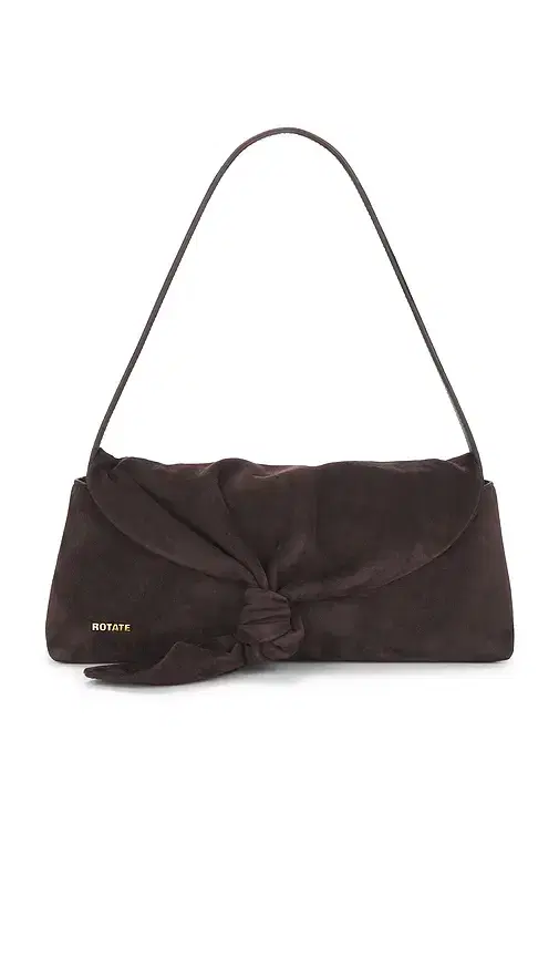 ROTATE Suede Knot Scarf Bag
