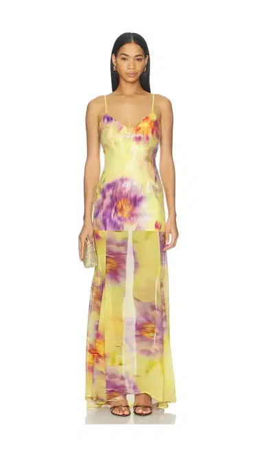 Runaway The Label Tulia Low Back Maxi Dress | Thumbnail 1