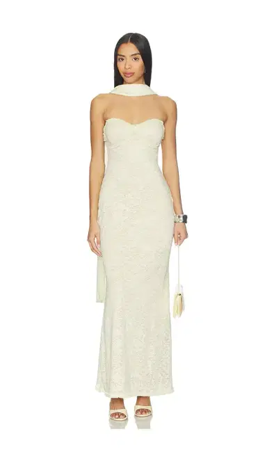 Runaway The Label Amana Strapless Scarf Maxi Dress | Thumbnail 1 Runaway The Label Amana Strapless Scarf Maxi Dress | Thumbnail 1