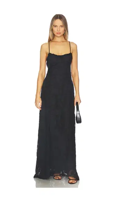 Runaway The Label Ellerby Frill Trim Maxi Dress | Thumbnail 1 Runaway The Label Ellerby Frill Trim Maxi Dress | Thumbnail 1