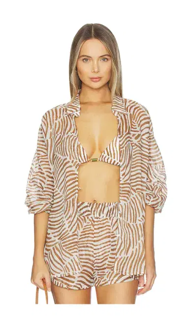 Vix Swimwear Moana Short Cover Up | Thumbnail 1 Vix Swimwear Moana Short Cover Up | Thumbnail 1