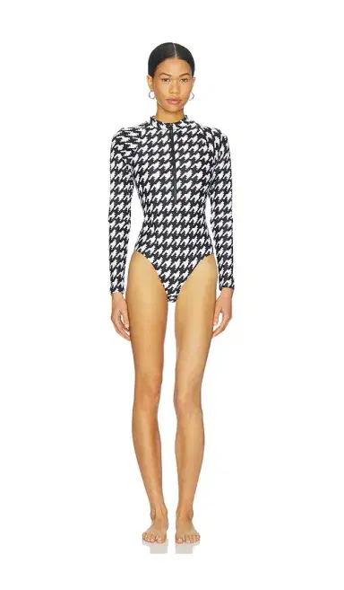 Perfect Moment Half Zip Swimsuit | Thumbnail 2