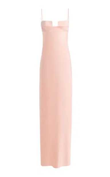 Bevza Exclusive Square Bra Satin Maxi Dress | Thumbnail 6 Bevza Exclusive Square Bra Satin Maxi Dress | Thumbnail 6