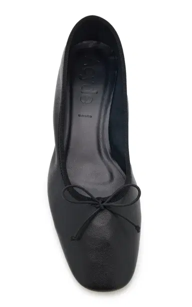 aeyde Onda Leather Ballet Flats | Thumbnail 3