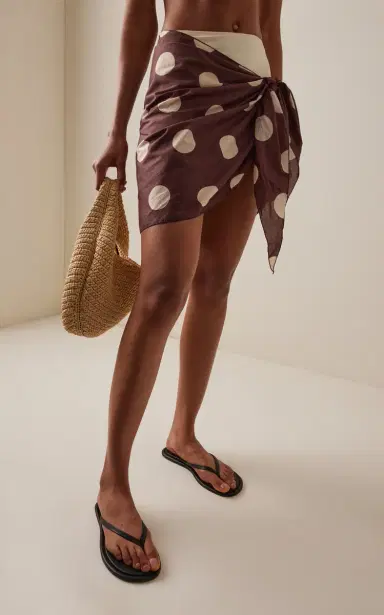 JUILLET SWIMWEAR Mia Polka-Dot Sarong | Thumbnail 3