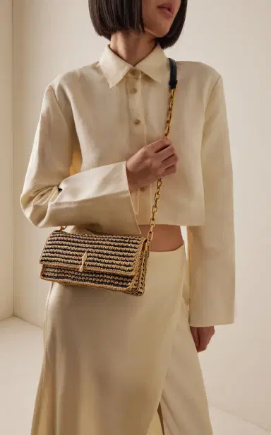 Christian Louboutin Bettina Raffia Crossbody Bag | Thumbnail 2 Christian Louboutin Bettina Raffia Crossbody Bag | Thumbnail 2