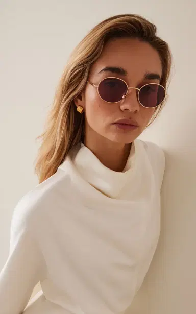 Givenchy City Round-Frame Metal Sunglasses | Thumbnail 2 Givenchy City Round-Frame Metal Sunglasses | Thumbnail 2