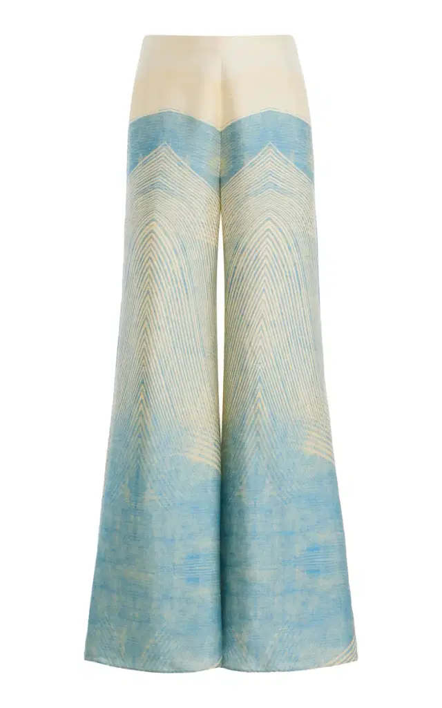 Andres Printed Flared Pants