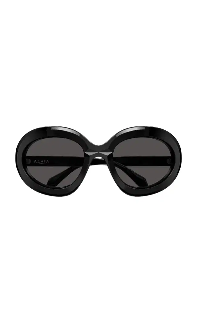 Butterfly-Frame Acetate Sunglasses