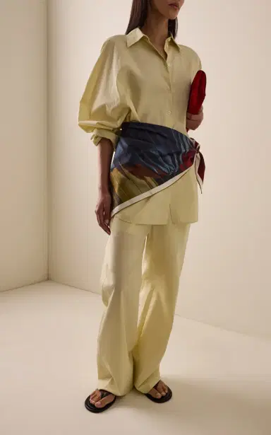 Otzio Bellini Silk Twill Scarf | Thumbnail 3