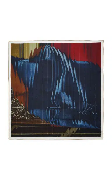 Otzio Bellini Silk Twill Scarf | Thumbnail 6
