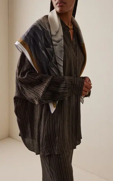Otzio Socrate Silk Twill Scarf | Thumbnail 2