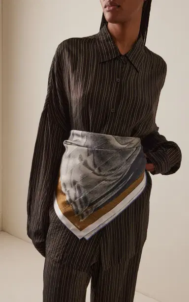 Otzio Socrate Silk Twill Scarf | Thumbnail 3