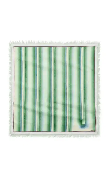 Otzio Spray Fringed Cotton Voile Scarf | Thumbnail 1