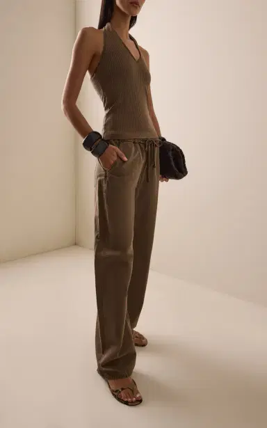 Citizens of Humanity Aurora Pull-On Cotton-Flax Sweatpants | Thumbnail 2