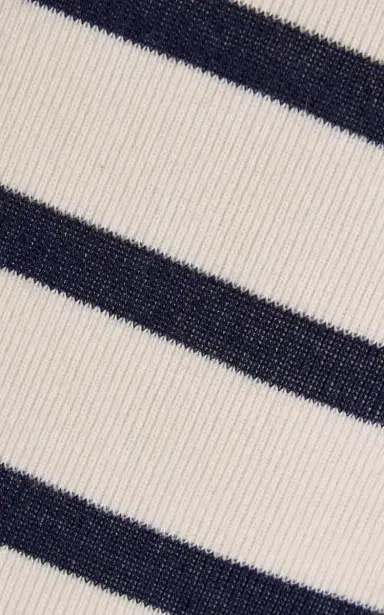 Citizens of Humanity Striped Cotton-Blend Boatneck Slim T-Shirt | Thumbnail 5 Citizens of Humanity Striped Cotton-Blend Boatneck Slim T-Shirt | Thumbnail 5