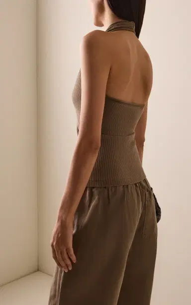Citizens of Humanity Thea Ribbed Halter Top | Thumbnail 5