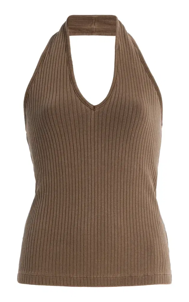 Thea Ribbed Halter Top